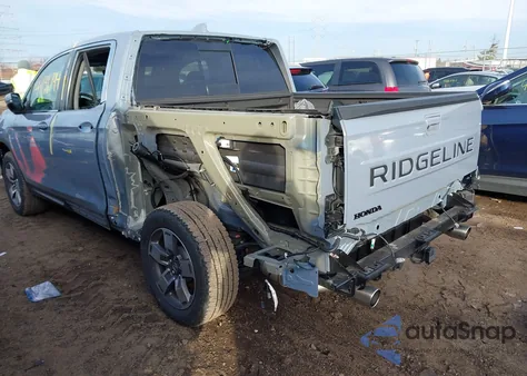 2025 Honda Ridgeline Rtl z USA, uszkodzony, nr VIN 5FPYK3F53SB007814